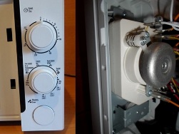 Cuptorul cu microunde nu încălzește alimentele - cauzele defecțiunii microundelor controlate mecanic